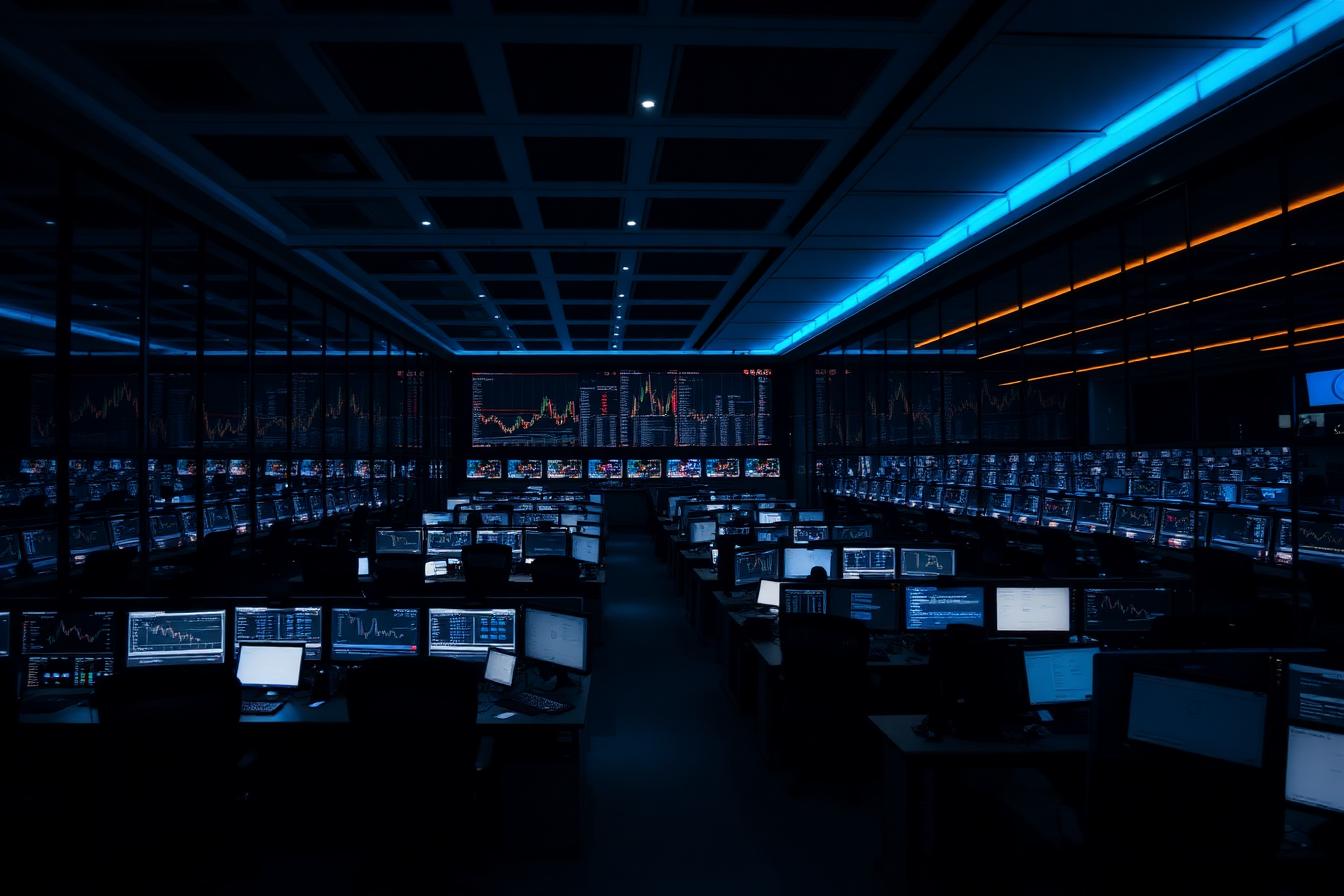 Educate2Trade trading floor office