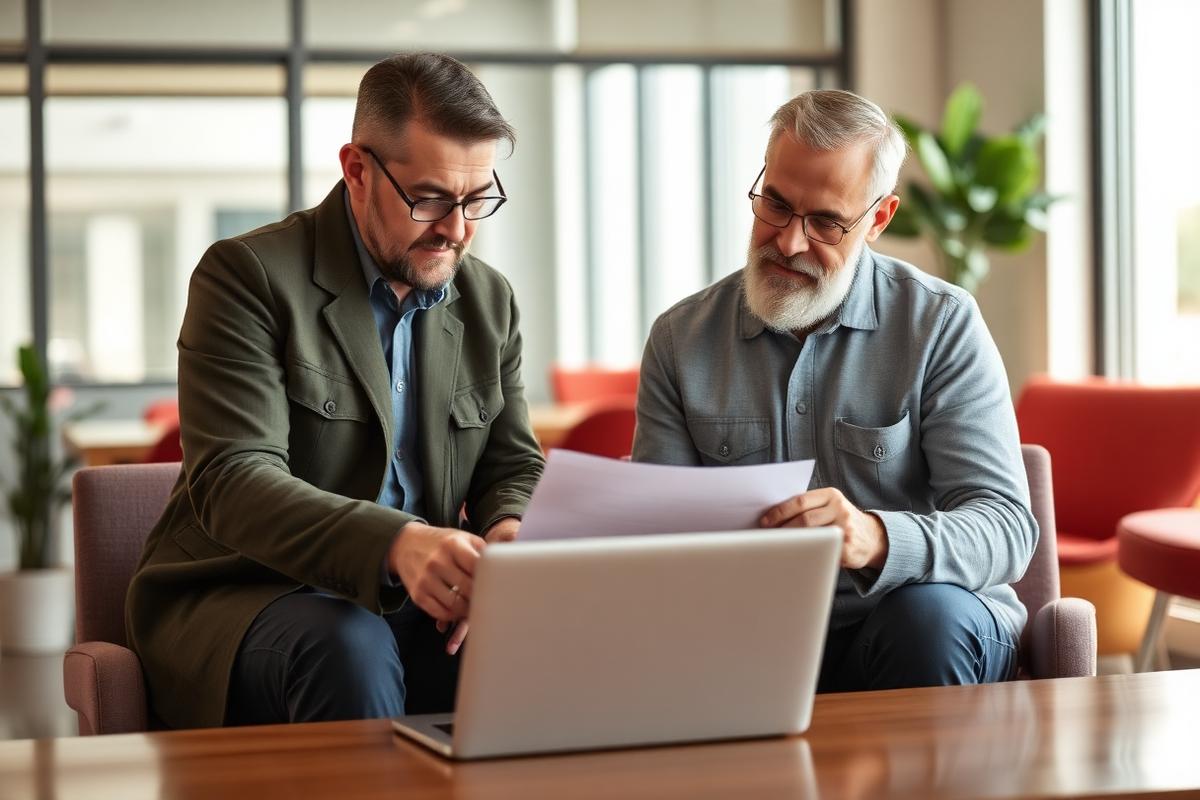 Service leaver reviewing resettlement course options with an adviser