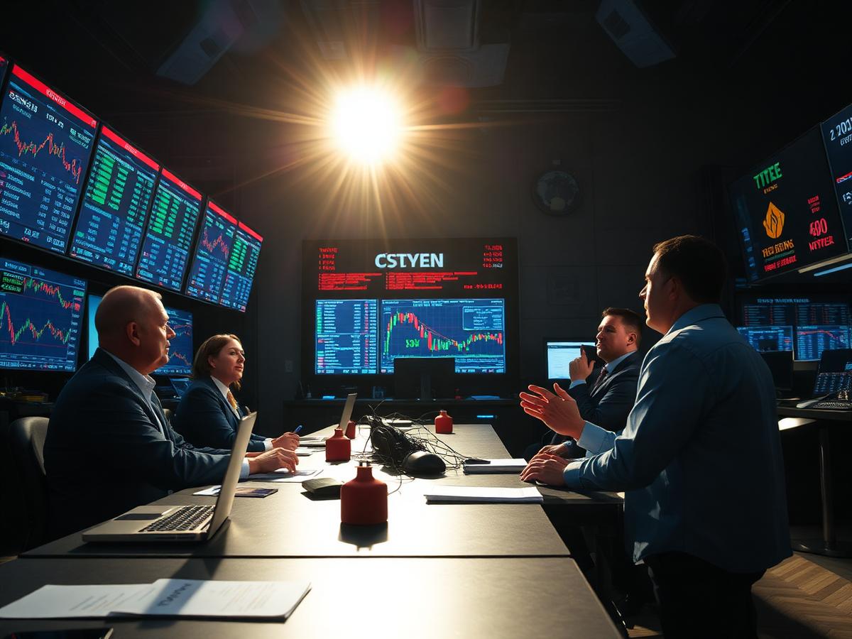 A morning market briefing on the Educate2Trade trading floor